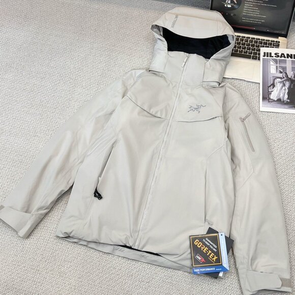 Arc'teryx Men's Off-White Down Jacket - Picture 1 of 8